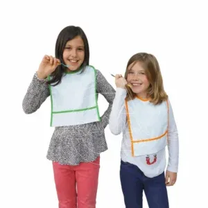 babero rizo niño infantil en tejido resistente nti manchas