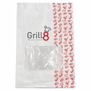 bolsa antigrasa grill con ventana canaruas
