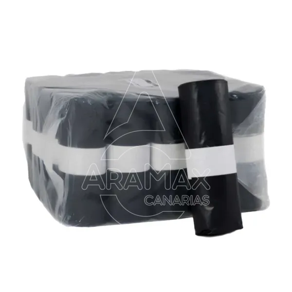 bolsa basura negra 90x110x150 aramax canarias