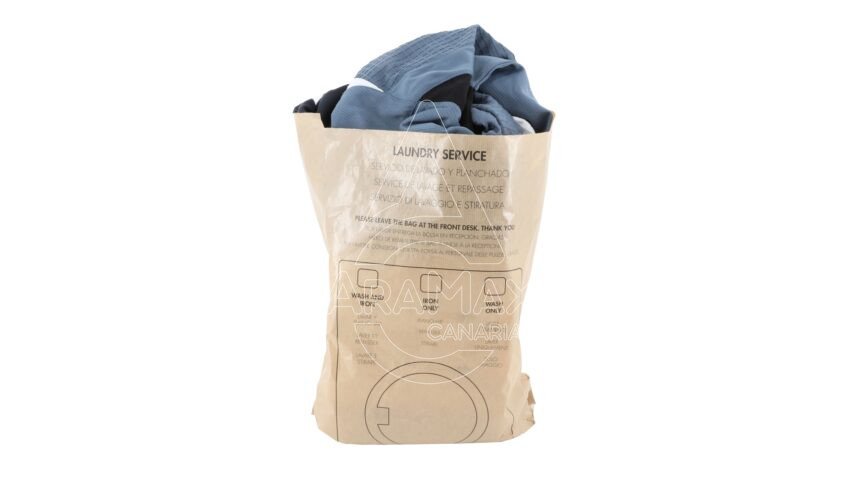 bolsa lavandería papel kraft apartamentos canarios
