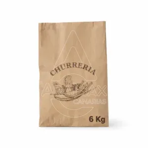 bolsas churro antigrasa kraft natural canarias