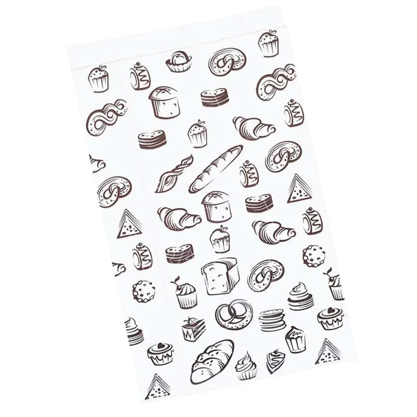 bolsas panaderia blanca dibujos pasteleria panaderia 1 2