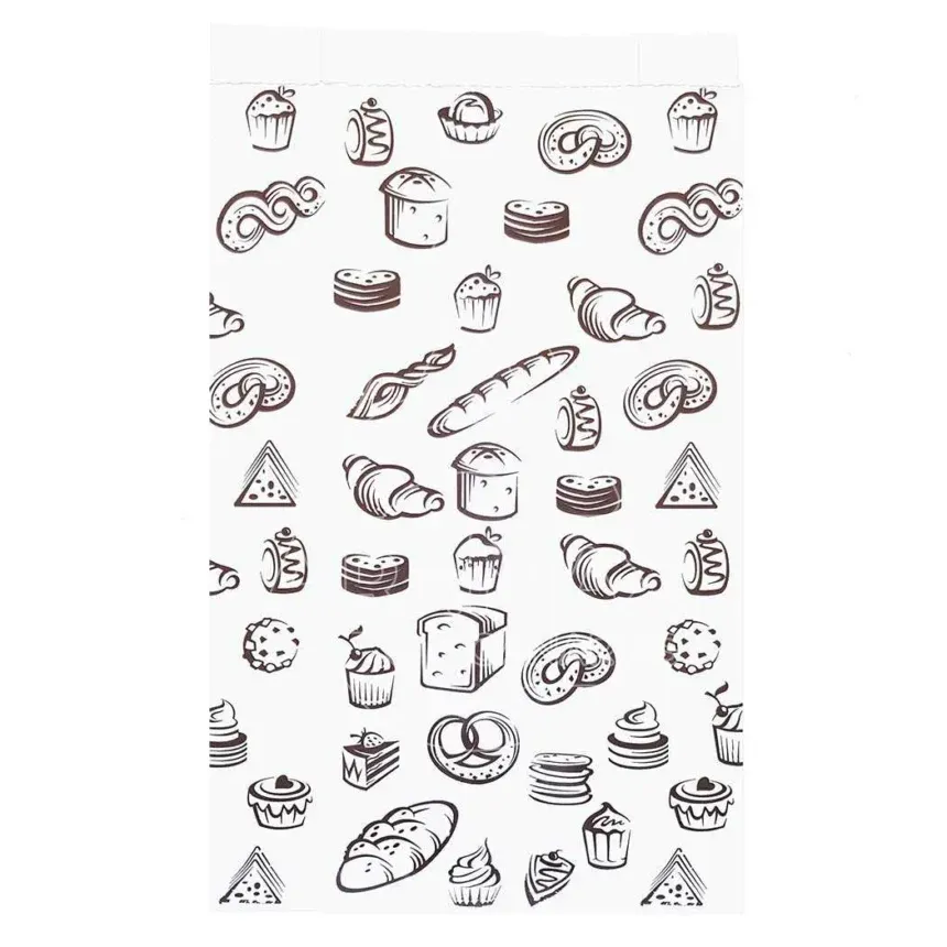 bolsas panaderia blanca dibujos pasteleria panaderia 2