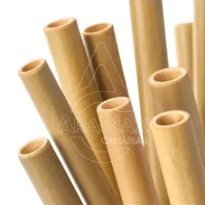 cañitas bambu natural compostable ecofriendly take away