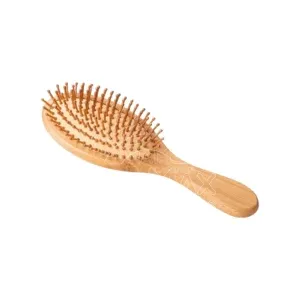 cepillo madera de loto ecológico cabello