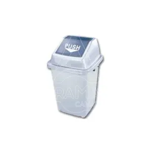 cubo papelera push 100 litros tapa basculante