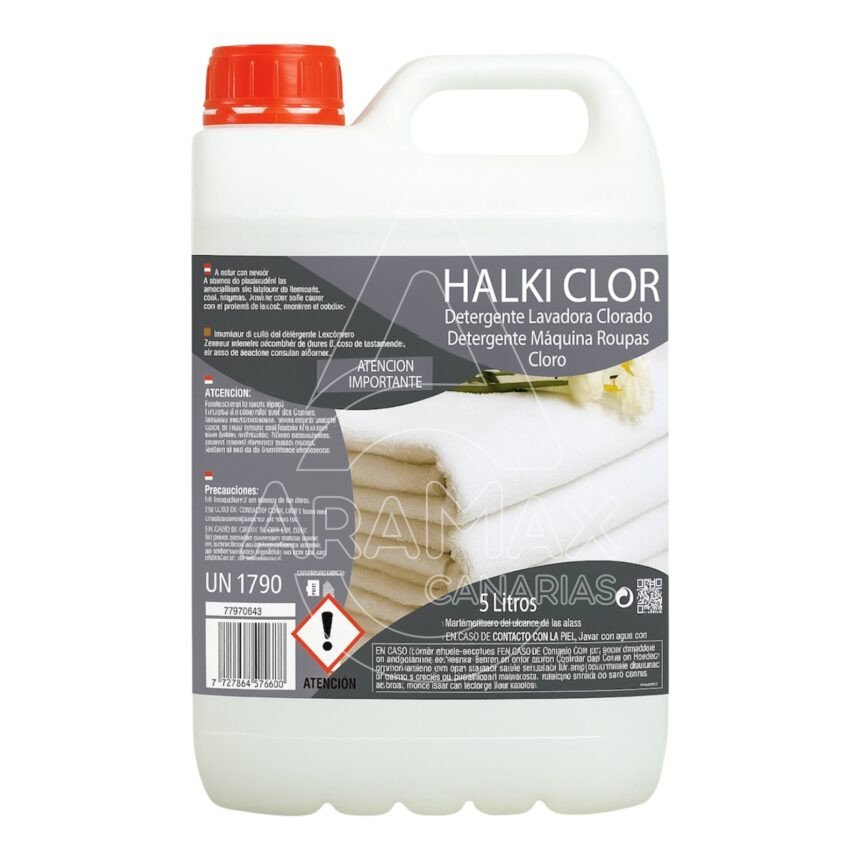 detergente halki clor lavanderia profesional clorado ropa canarias 5l 20l