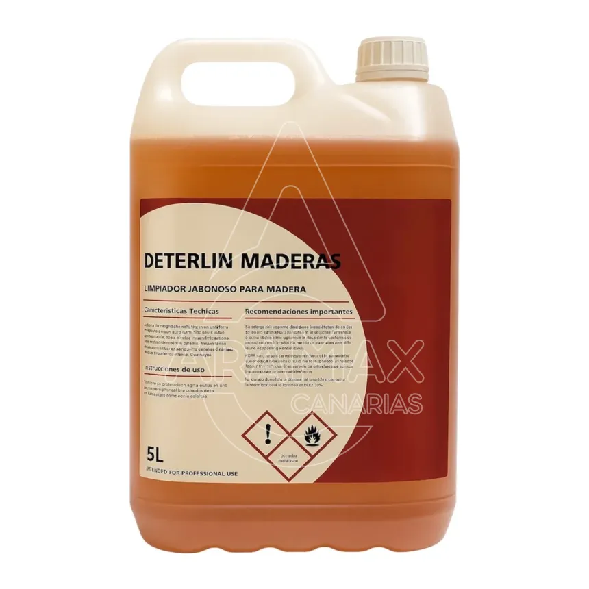 deterlin limpiador maderas parquets bioalcohol 5l