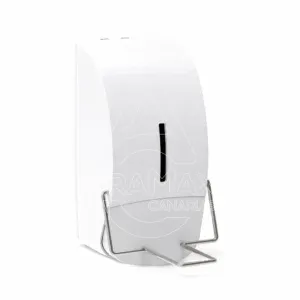 dispenador dosificador jabon manos codo uso hospitalario sin contacto blanco