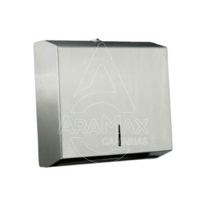 dispensador toalla acero inoxidable satinado