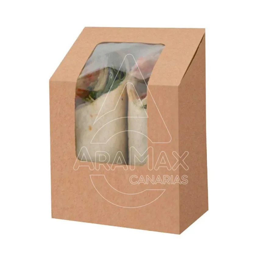 envase wrapp ventana celulosa carton kraft