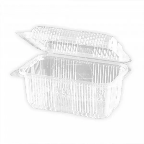 envases pet rectangulares tapa alta bisagra 1000ml