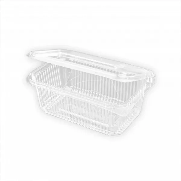 envases pet rectangulares tapa baja bisagra 1000ml