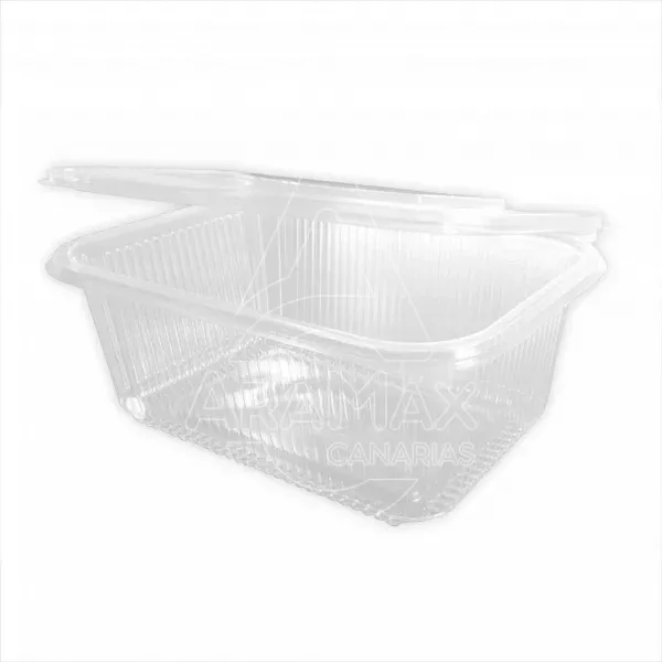 envases pet rectangulares tapa bisagra 2000ml