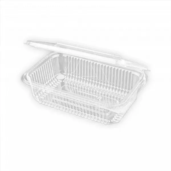 envases pet rectangulares tapa bisagra 750ml