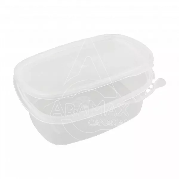 envases pp inviolables ovales tapa bisagra 250ml