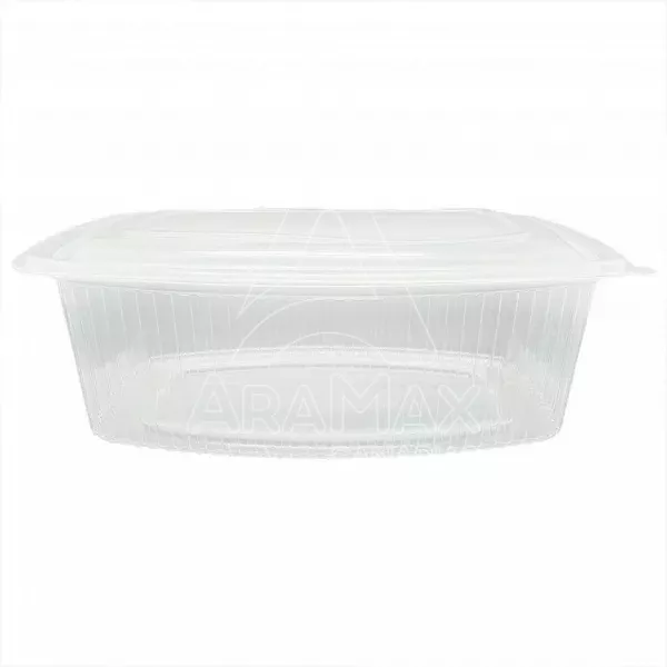 envases pp oval tapa bisagra 2000ml