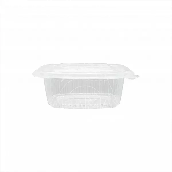 envases pp oval tapa bisagra 250ml