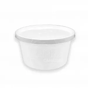 envases redondos tarrina pp blanco inyectado 450ml