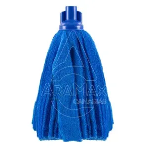 fregona microfibra tiras gruesas azul