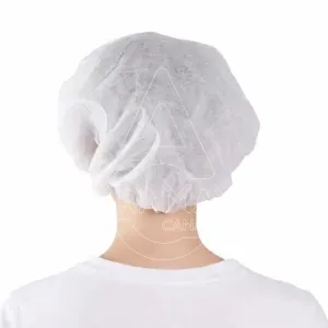 gorro acordeon redondo tejido blanco