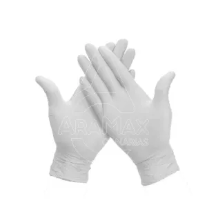 guantes blanco latex sin polvo