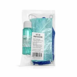 kit proteccion completo mascarilla guante nitrilo gel hidroalcoholico