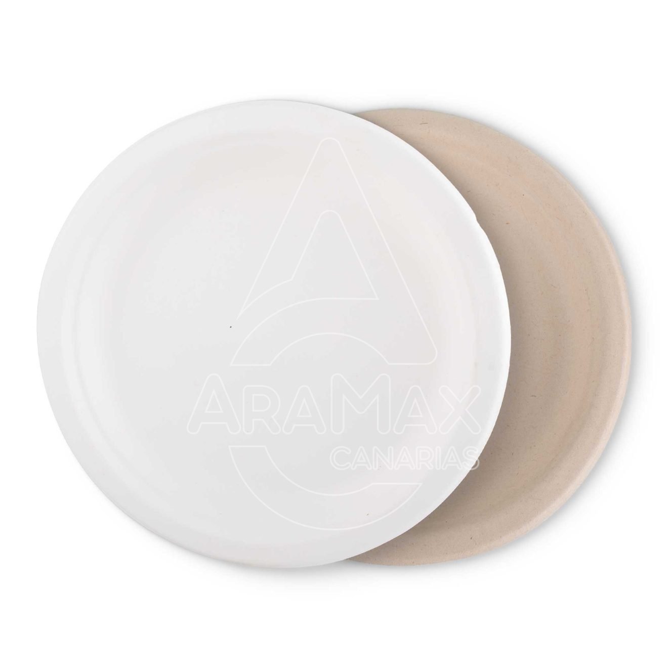 plato de cana de azucar de color blanco o crema aramax canarias