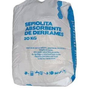 sepiolita 20kg absorbe derrames