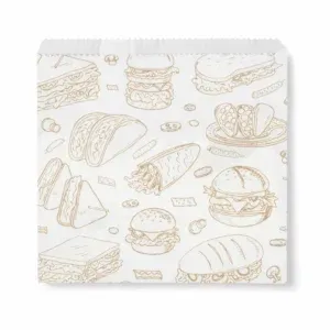 sobres papel antigrasa ferta hamburguesa fritos