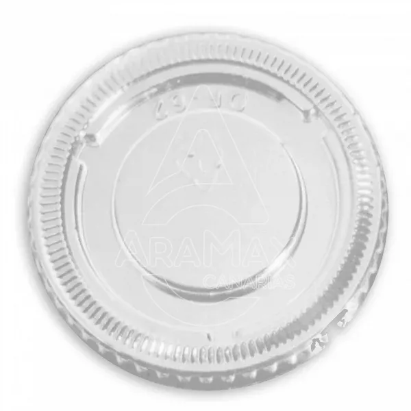 tapas pet transparentes salseros 62mm