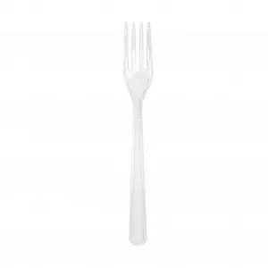 tenedor transparente ps lux 180mm
