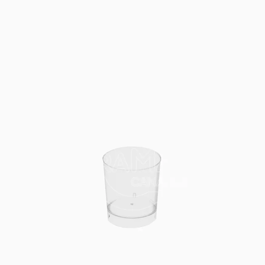 vaso chupito reutilizable inyectado transparente 30ml
