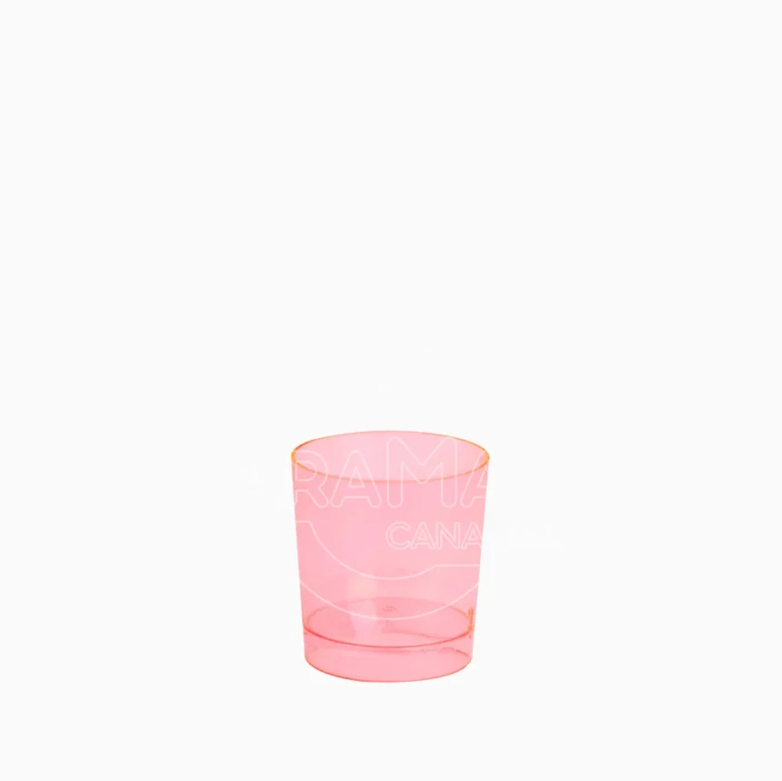 vaso chupito reutilizable ps inyectado 30ml rosa