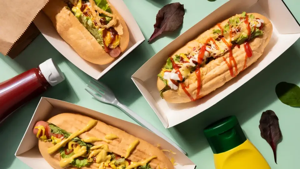 envases hot dog plástico