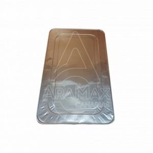 TAPA ENVASE ALUMINIO PLUMCAKE 1000CC 100 UNID   C/