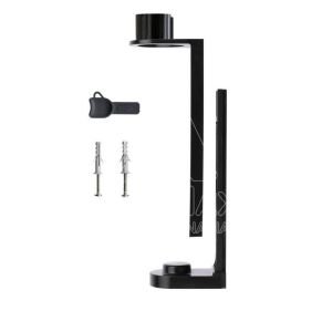 SOPORTE PARED NEGRO ABS GAMA ITINERA UNID