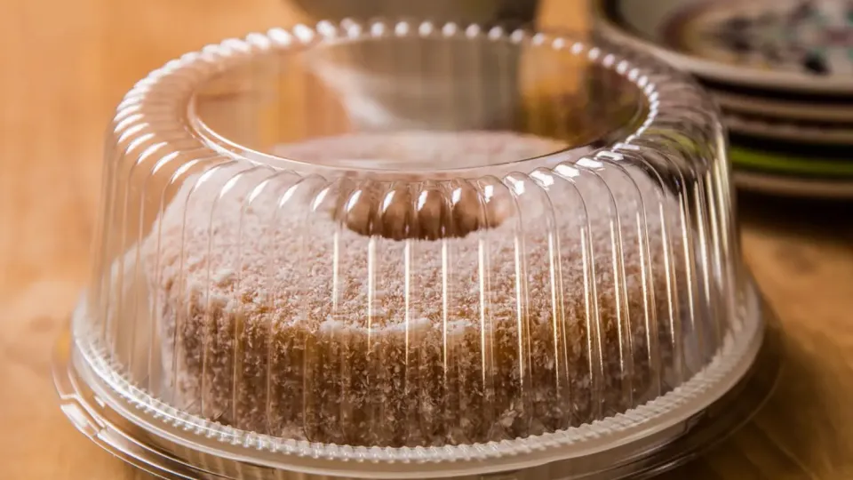 envase plástico para tartas